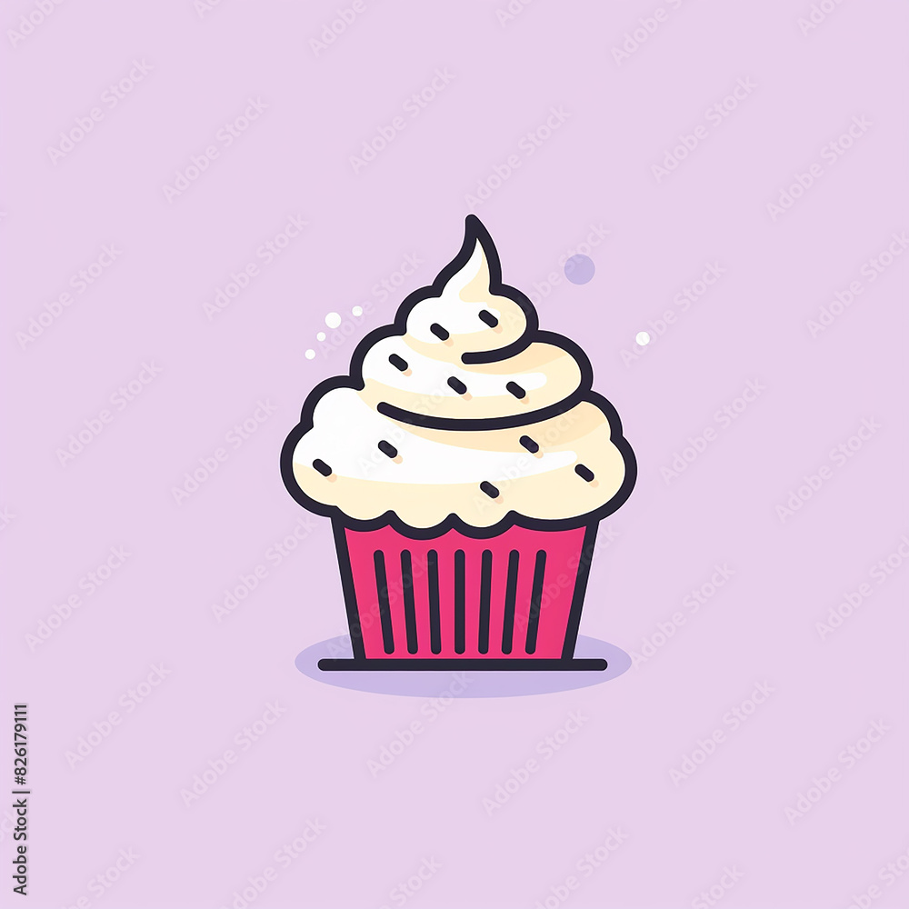 Cupcake_Frosting_Modern_Line_Icon_Vector_Lin Cupcake_Frosting_Modern_Line_Icon_Vector_Lin
