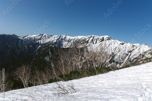 残雪期の燕岳