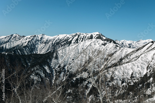 残雪期の燕岳