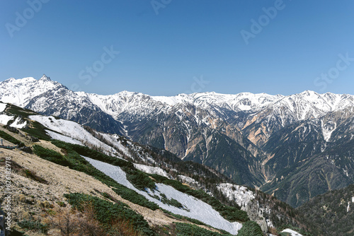残雪期の燕岳