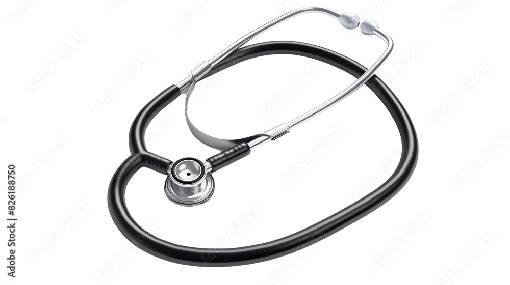 High-quality image of a modern stethoscope, essential medical tool for doctors and nurses, symbolizing healthcare and medical profession. High-quality image of a modern stethoscope, essential medical tool for doctors and nurses, symbolizing healthcare and medical profession.