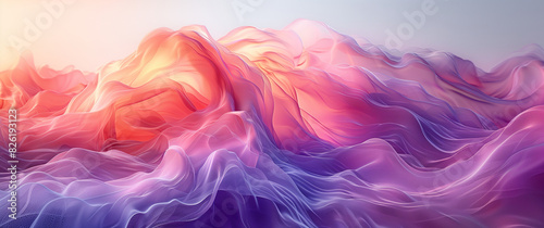 Abstract Japanese design background wallpaper explosion with pastel colors, Illustration backdrop