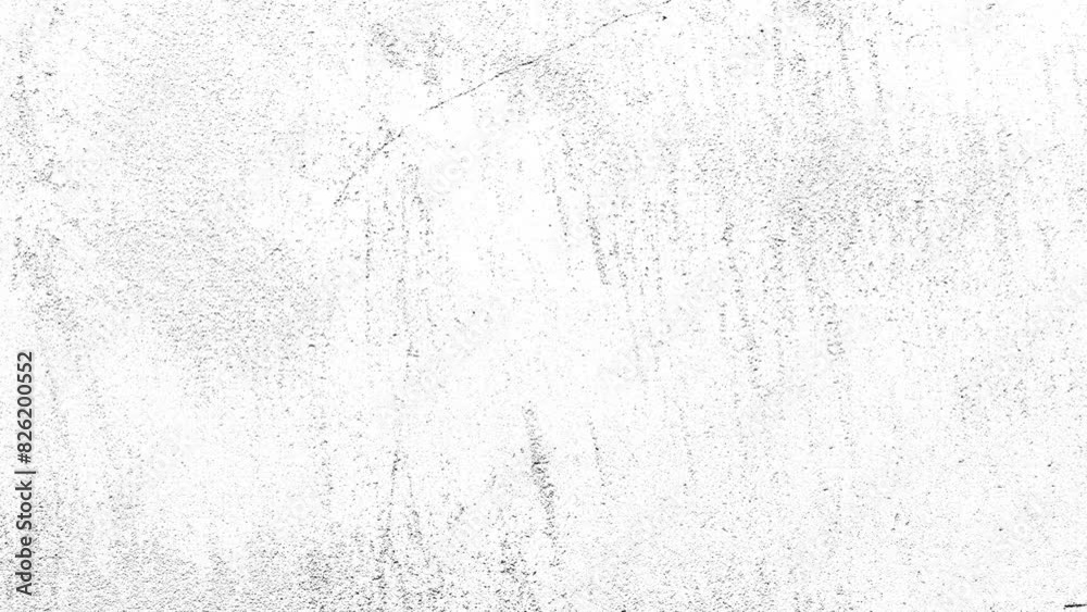 Grunge texture overlay Film Dirt on White Background, animated distressed texture.