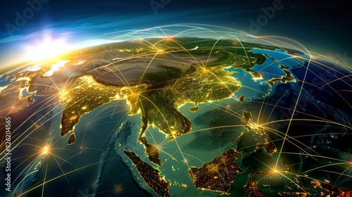 Global Digital Network at Sunrise
