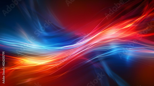 blue red abstract background