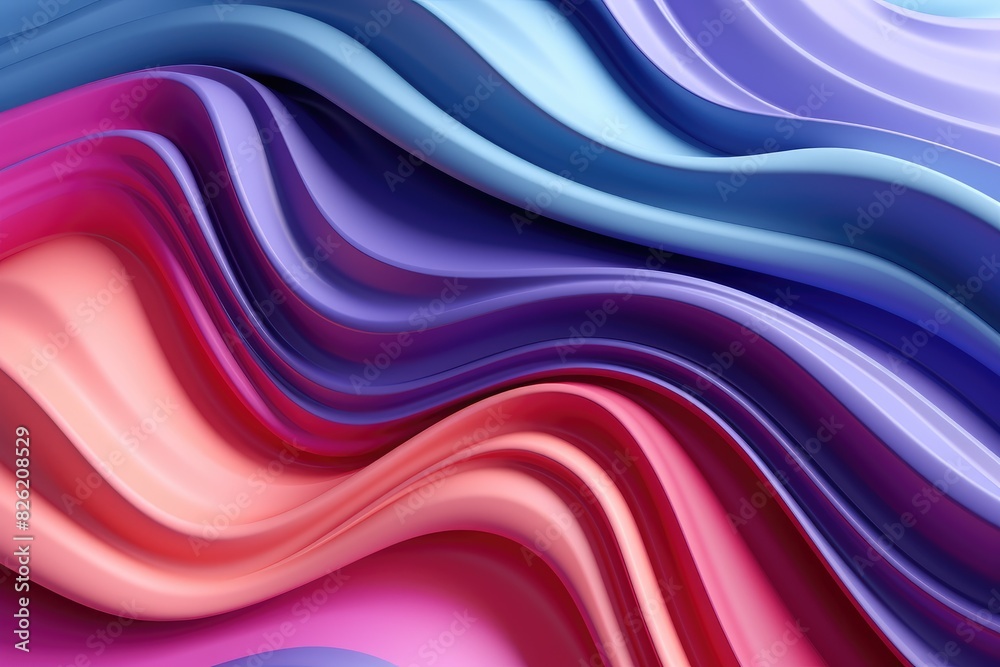 Fototapeta premium luxury colorful abstract wave background illustration