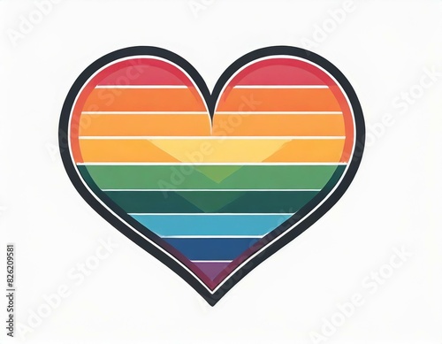 heart lgbt flag vector image on white background, queer pride month, wallpaper logo gay heart Free Download heart lgbt flag vector image on white background, queer pride month, wallpaper logo gay heart - GFXLoad