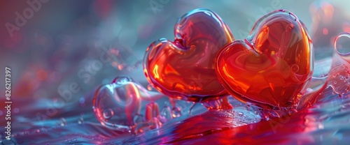 The Abstract Bond Between Two Hearts, Abstract Background Images