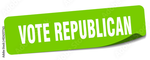 vote republican sticker. vote republican label