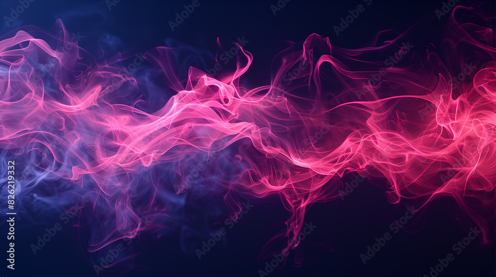 A purple and pink swirl of light and dark colors. The colors are bright and vibrant, creating a sense of energy and movement. The image is abstract and open to interpretation