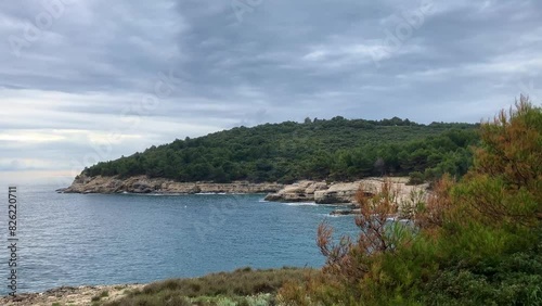 Wallpaper Mural Croatian sea view. Adriatic Sea vacation. Travel in Europe  Torontodigital.ca