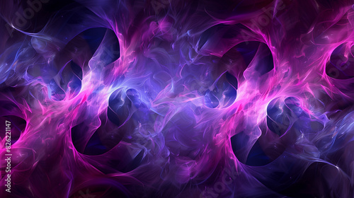 A purple and pink swirl of light and dark colors. The colors are bright and vibrant, creating a sense of energy and movement. The image is abstract and open to interpretation photo