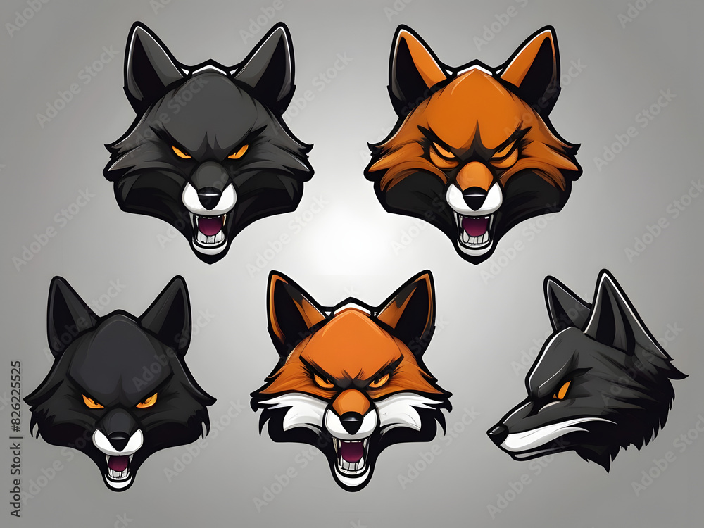 3d art logo of fox face logo decor, Create a breathtaking crystal_quartz glass colorful fox on white backround 3d art logo of fox face logo decor, Create a breathtaking crystal_quartz glass colorful fox on white backround