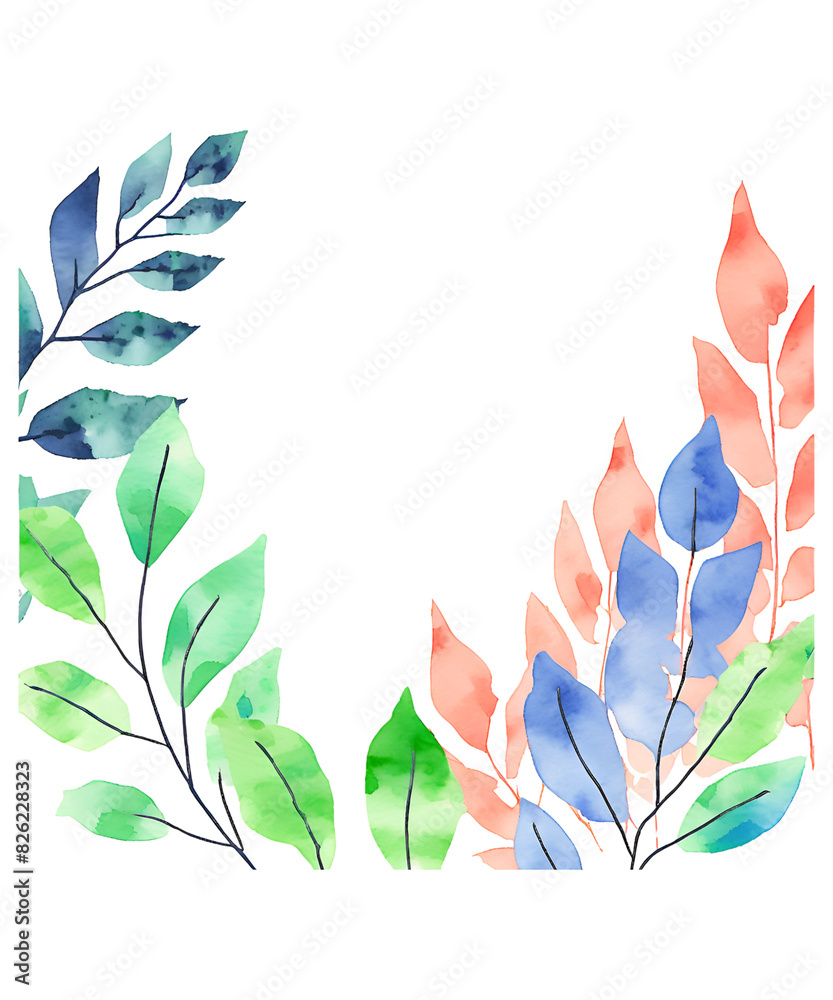 Fototapeta premium set of leaves