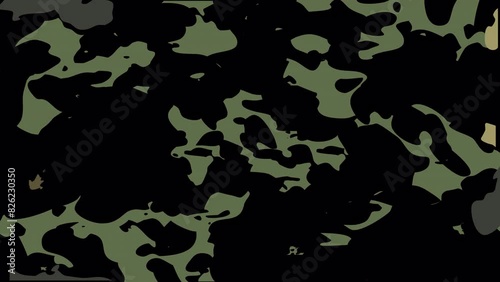 Military camouflage pattern green