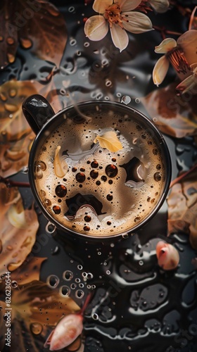 Capture the essence of a perfect coffee moment with this Pinterest-worthy image