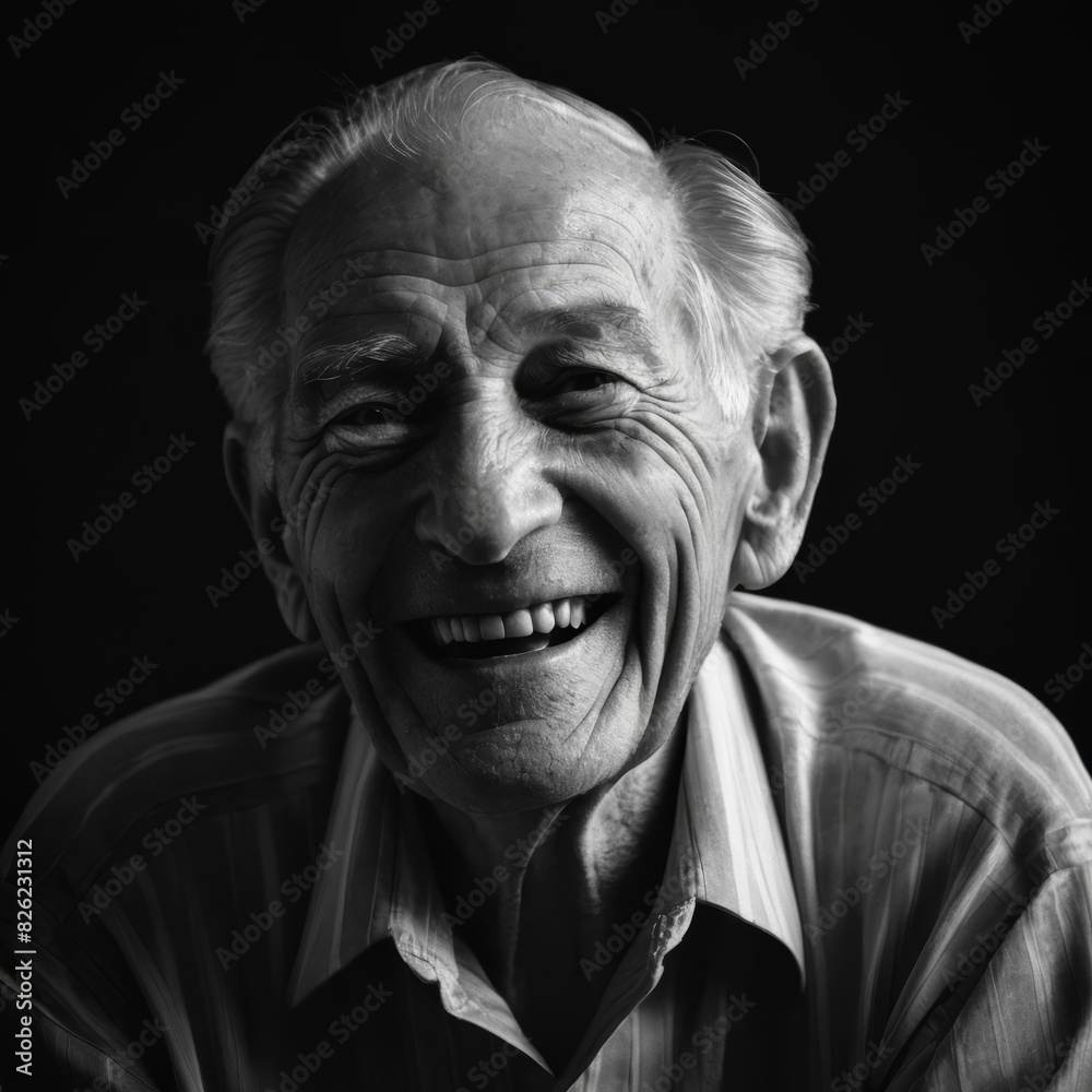 portrait of a senior person, elderly man smiling portrait of a senior person, elderly man smiling