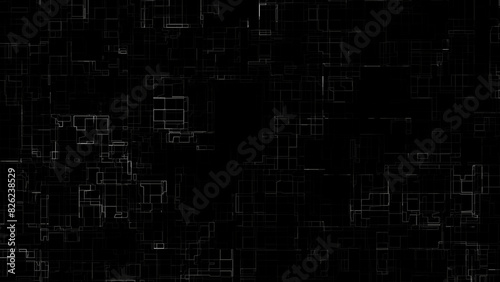 Blue tech wallpaper with a digital circuit pattern of abstract lines and numbers