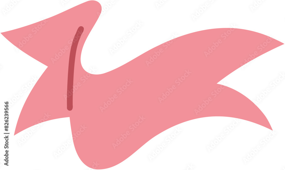 Ribbon Graduation concept doodle icon. Perfect for university, school poster, flyer, web, textile design. Vector illustration. 