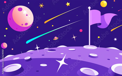 moon and stars