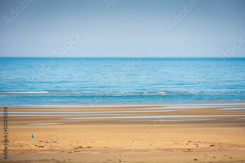 Empty beach and sea in Italy - Grado