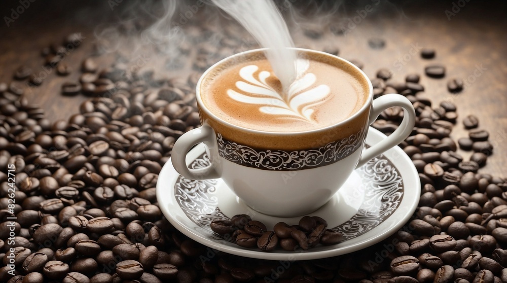 A robustly aromatic espresso, every detail exuding richness and depth A robustly aromatic espresso, every detail exuding richness and depth