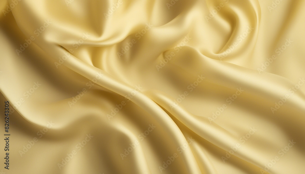 Fototapeta premium yellow gold gradient background, silk drapery backdrop