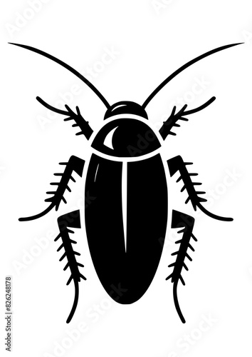 Cockroach Svg, Cockroach Insect PNG, Pest SVG, Animal SVG, Cockroach Silhouette, Cockroach Clipart, Cockroach Cut file for Cricut, Design
