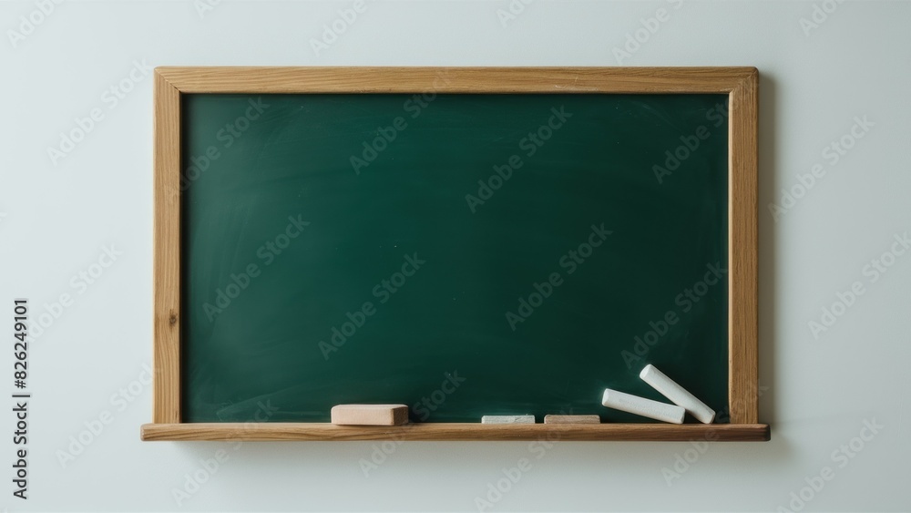 Blank Green Chalkboard Empty Classroom Board Background Blank Green Chalkboard Empty Classroom Board Background