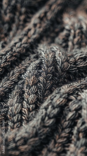 knitted sweater close-up.