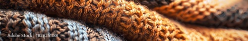 knitted sweater close-up.