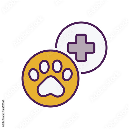 Veterinary vector icon