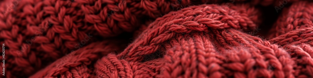 knitted sweater close-up.