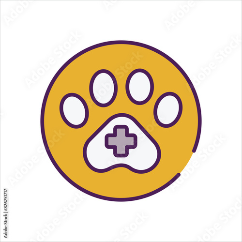 Veterinary vector icon