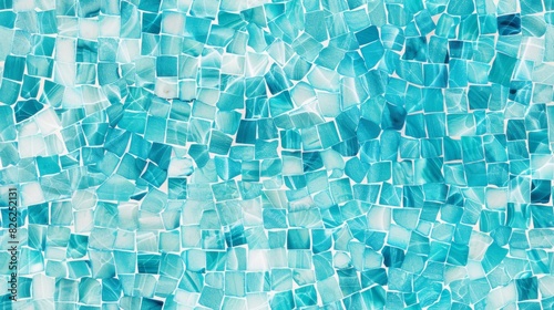 Swimming pool mosaic tile abstract pattern seamless background