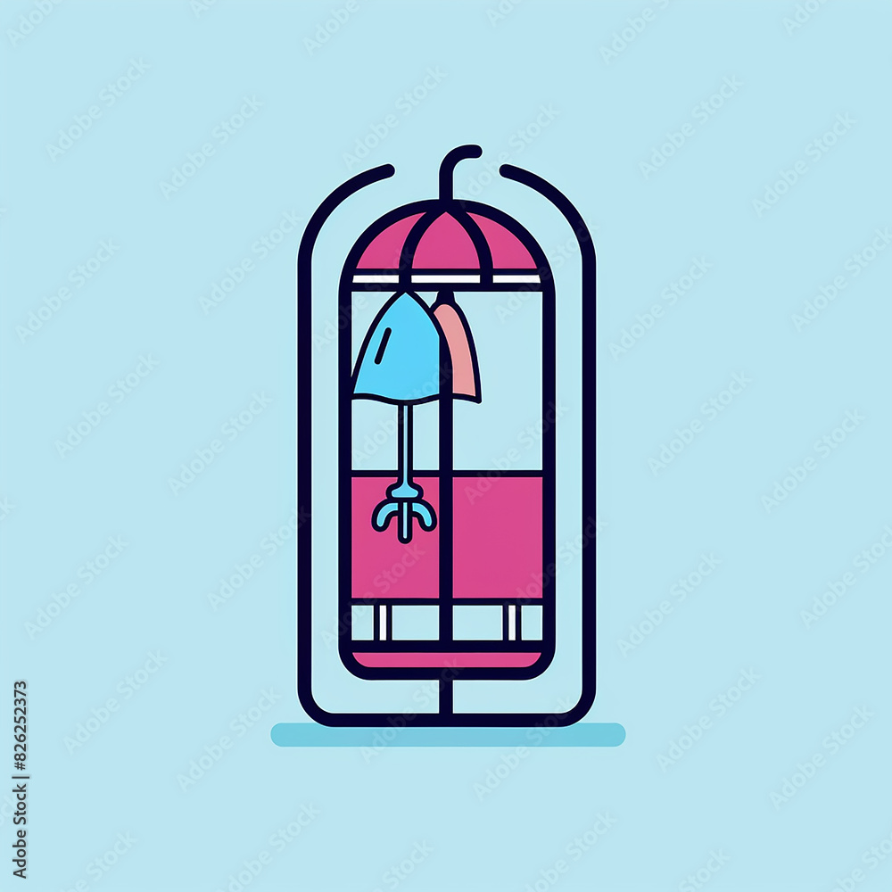 Umbrella_Stand_Stem_Modern_Line_Icon_Vector_Line_Art_ Umbrella_Stand_Stem_Modern_Line_Icon_Vector_Line_Art_