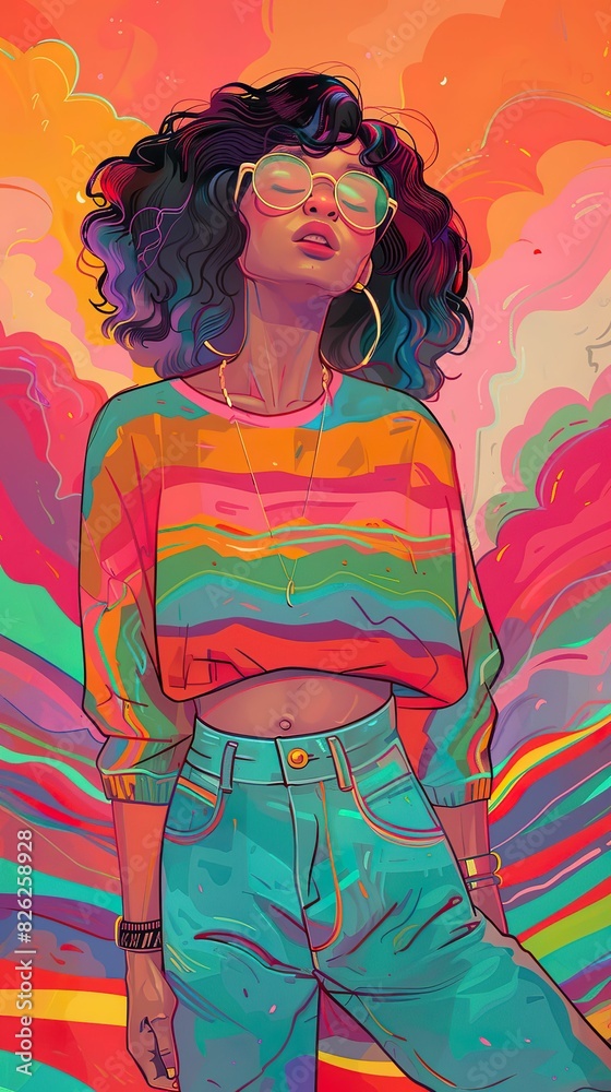 Infuse the latest fashion trends with abstract art elements Infuse the latest fashion trends with abstract art elements