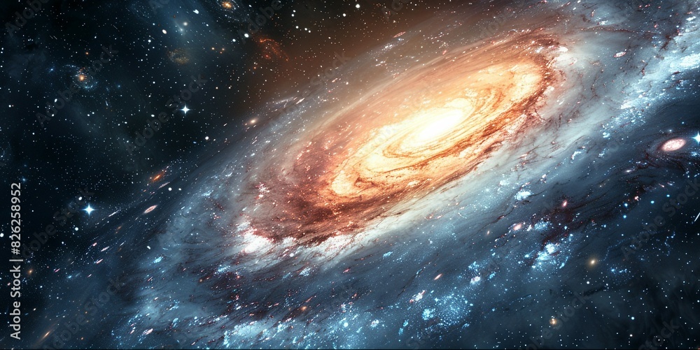 Obraz premium a galaxy in the space