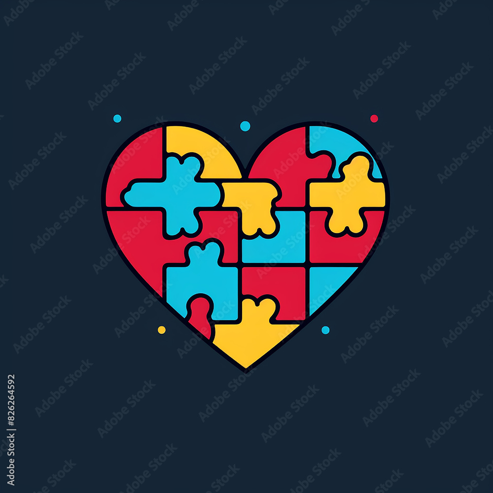 Heart-shaped_Puzzle_Modern_Line_Icon_Vector Heart-shaped_Puzzle_Modern_Line_Icon_Vector