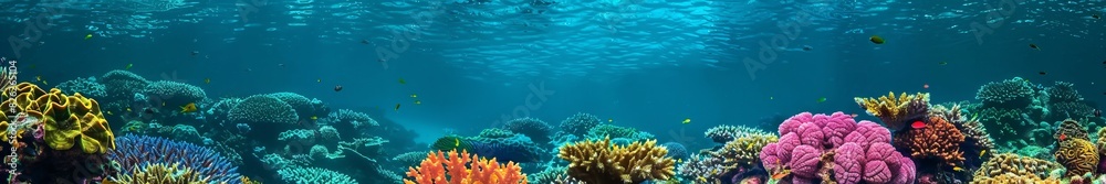 Fototapeta premium corals on the seabed.