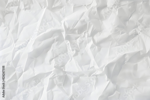 the wet crumpled white paper texture for the headerbackdrop photo