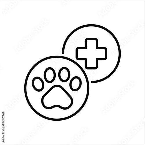 Veterinary vector icon