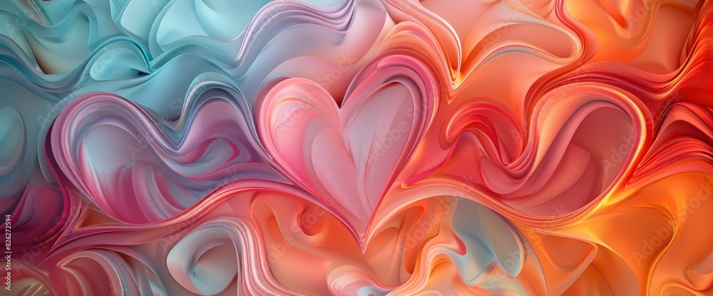 Love Depicted As A Fluid, Moving Pattern, Abstract Background Images Love Depicted As A Fluid, Moving Pattern, Abstract Background Images