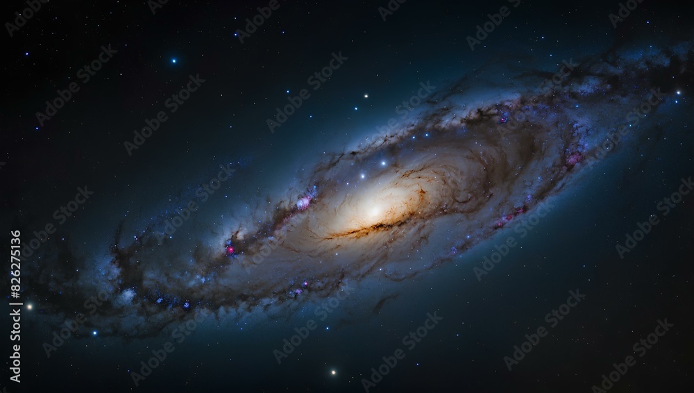 Obraz premium Default Milky Way Galaxy with its planetsed