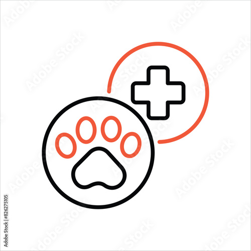 Veterinary vector icon