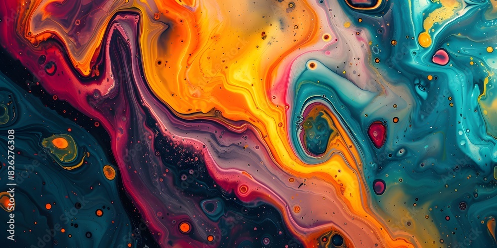 Abstract Swirl of Color background Abstract Swirl of Color background
