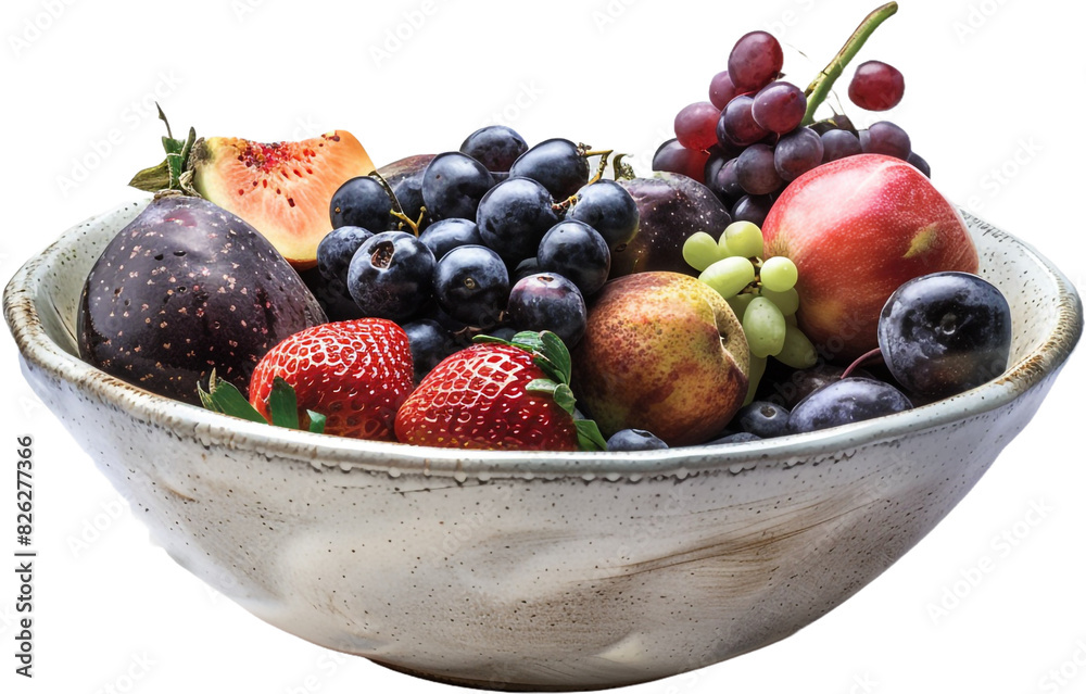 bowl of fruit isolated on transparent background bowl of fruit isolated on transparent background