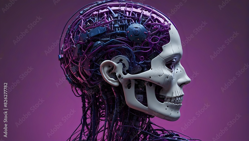 Artificial Neural Network Art: Blending AI and Human Facial Structures Artificial Neural Network Art: Blending AI and Human Facial Structures