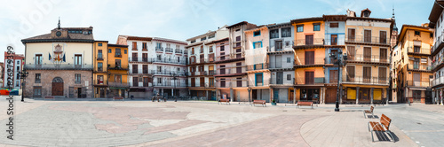 Panoramic view of the Plaza de España in Calatayud photo