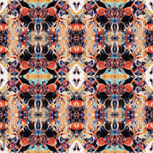 fashion print, seamless pattern, ornament, decorative texture photo